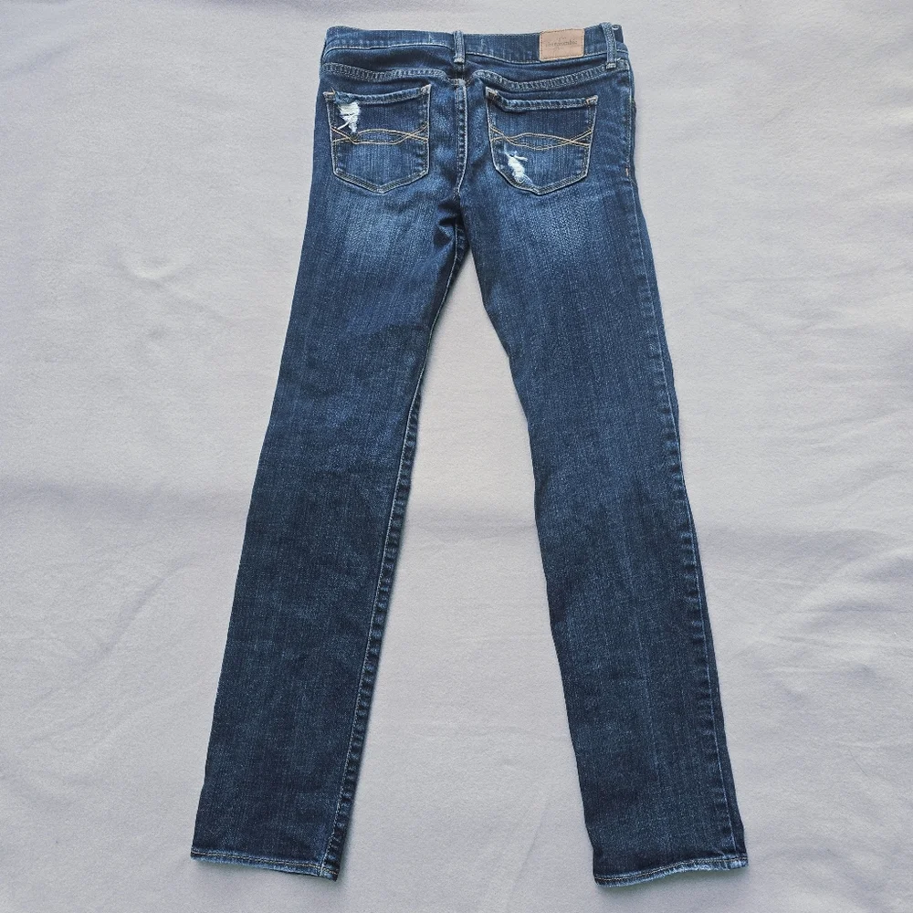 Abercrombie Kids Blue Distressed Jeans Size 14